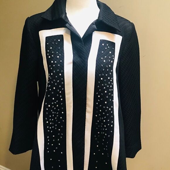 Simonton Says Vintage Swing Coat.   Black.  Size Sm/Med - Picture 2 of 7